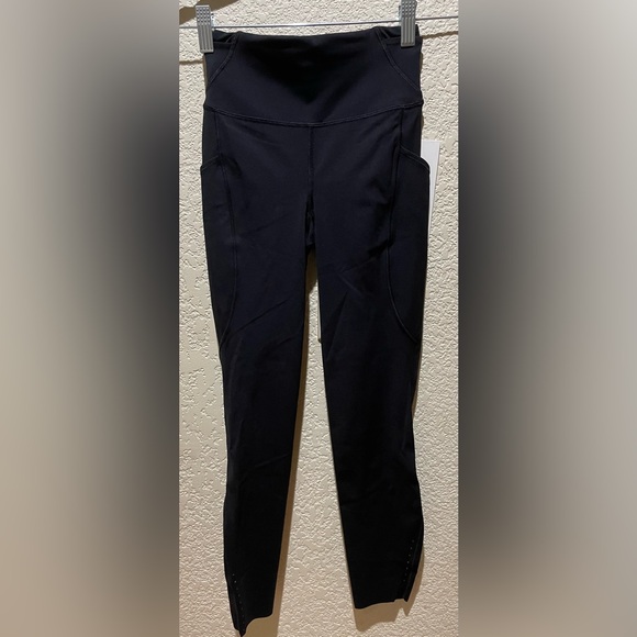 NWT Lululemon Fast and Free High Rise Tights 25” With Pockets Black Size 2 - Picture 5 of 5
